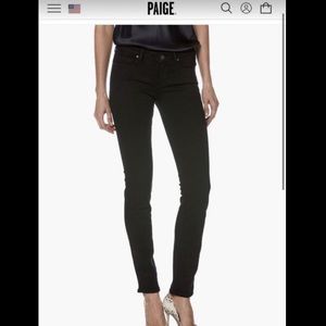 PAIGE Skyline Skinny Jean - Black Shadow